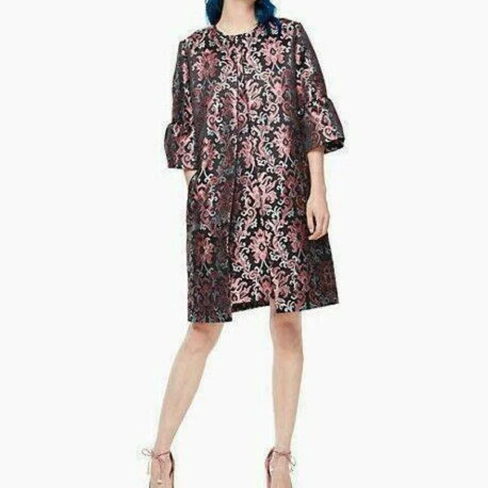 Kate Spade Tapestry Jacquard Jacket Coat Size 10 NEW with Tag